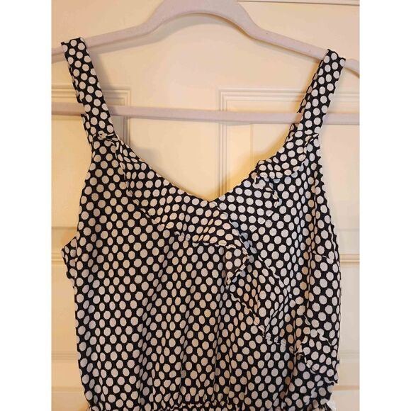 White House Black Market ruffle polka dot dress size xxs - Picture 3 of 12